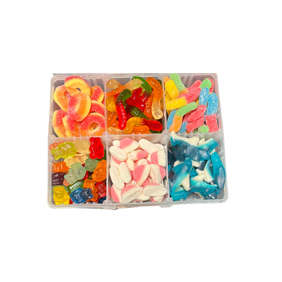 6 Assorted Gummy Candy Box
